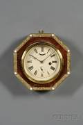 Rosewood Octagonal Wall Clock