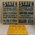Three State Theater Movie Window Cards