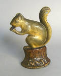 Cast iron squirrel doorstop