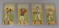 Four 1911 T201 Mecca Cigarettes Double Folder Baseball Cards