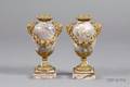 Pair of Louis XVI Ormolumounted Marble Candlesticks