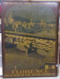 Florence ParisLyonMediteranee Co Rome Express Railroad Travel Poster