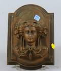 Speakeasy Front Door Hinged Cast Iron Mask Decorated Window Hatch