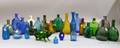 Twentysix Mostly Reproduction Colored Glass Bottles and Flasks