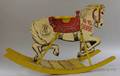 Mengel Painted Wood Lone Ranger Rocking Horse