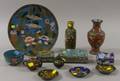 Approximately Twelve Cloisonne Items