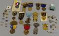 Forty Assorted Fraternal Medals and Lapel Pins