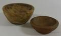 Burlwood Bowl and a Turned Wood Bowl