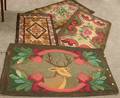 Four Assorted Hooked Rugs