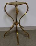 Victorian Onyxtop Giltbrass Stand