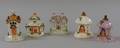 Five English Staffordshire Cottage Figural Items