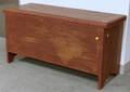 Redpainted Pine SixBoard Blanket Box