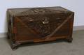 Asian Export Carved Hardwood Storage Box