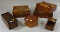 Six Assorted Wooden Boxes