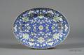 Chinese Export Famille Bleu Porcelain Platter