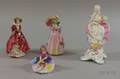 Three Royal Doulton and a Royal Worcester Figurals
