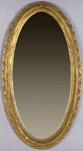 Victorian parcel gilt mirror