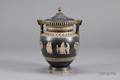 Staffordshire Pratttype Earthenware Grecian Vase