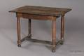 Italian Provincial Baroque Walnut Side Table