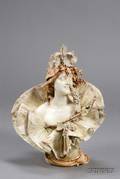 TurnTeplitz Art Nouveau Bust of a Woman
