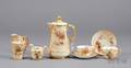 Nine Royal Worcester Assembled Tea Wares