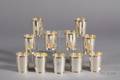 Eleven Manchester Silver Co Sterling Julep Cups
