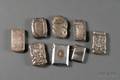Eight Silver and Silver Plate Matchsafes
