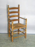 William  Mary ladderback armchair