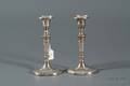 Pair of Dominick  Haff Weighted Sterling Candlesticks