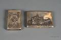 Two Russian Silver Presentation Cigarette Cases