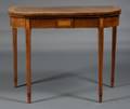 George III Inlaid Mahogany Card Table