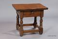 Continental Baroque Walnut Side Table