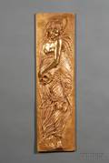 Bronze Plaque of a Water Maiden