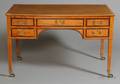 Regency Satinwood and Mahogany Writing Table