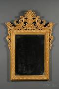 Pair of Rococo Revival Giltwood Mirrors
