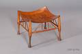 English Egyptian Revival Fruitwood Thebes Stool