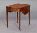 George III Crossbanded Mahogany Pembroke Table