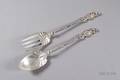Pair of Whiting Manufacturing Co Sterling Lily Pattern Salad Servers