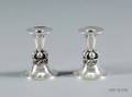 Pair of Alphonse LaPaglia for Georg Jensen Inc Sterling Candlesticks