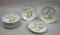 Eleven Scherzer Zeh Handpainted Bavarian Fruit Plates