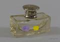 Sterlinglidded Colorless Glass Inkwell