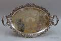 Silver Plated TwoHandled Tray