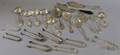Approximately Twentyone Pieces of Assorted Silver and Silver Plated Flatware