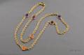 18kt Gold Coral and Lapis Necklace Bulgari