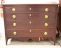 Stained Federal Cherry FourDrawer Bureau