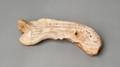 Carved bone cribbage board