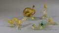 Four Venetian Blown Glass Bird Sculptures
