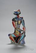 Marcello Fantoni Pottery Sculpture Satire in Love