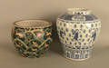 Two Chinese porcelain jardinires