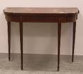 Regency Boxwood and Rosewood Inlaid Mahogany Game Table